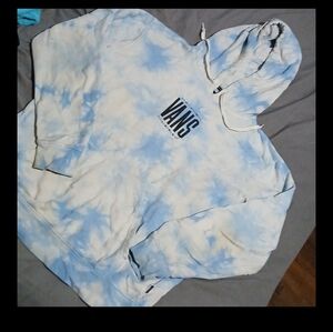 Vans Sky Blue Tie-Dye Hoodie. Mens Sz S
